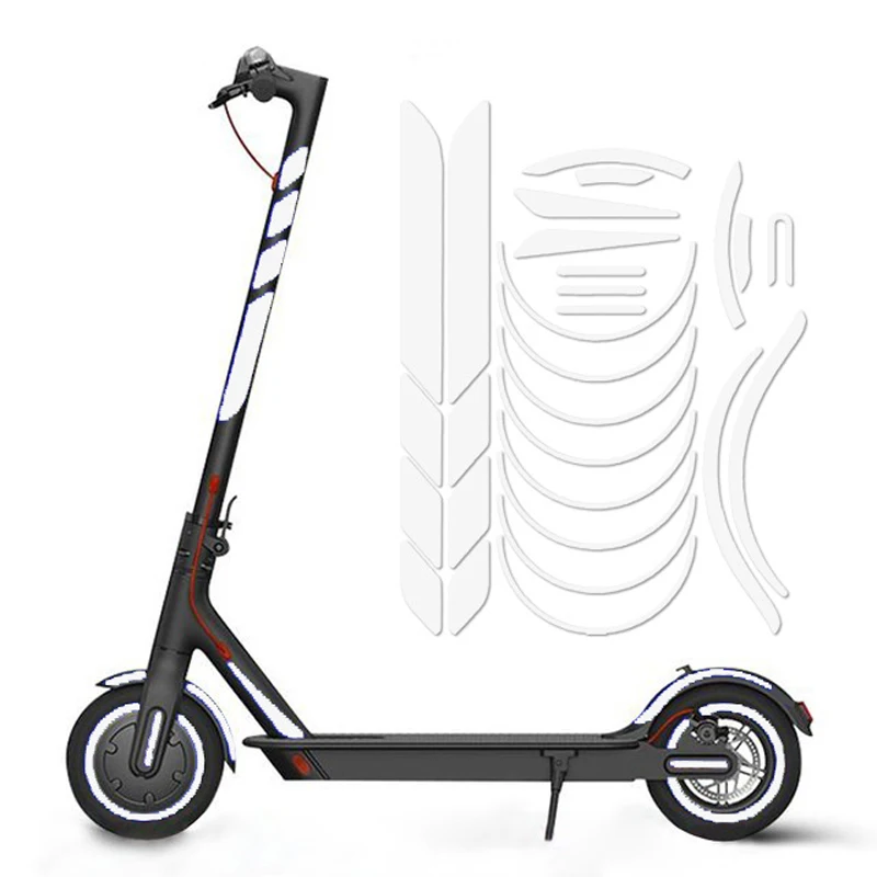 Electric Scooter Reflective Sticker 1 Set For Xiaomi M365 PRO For Ninebot Max G30 G30D