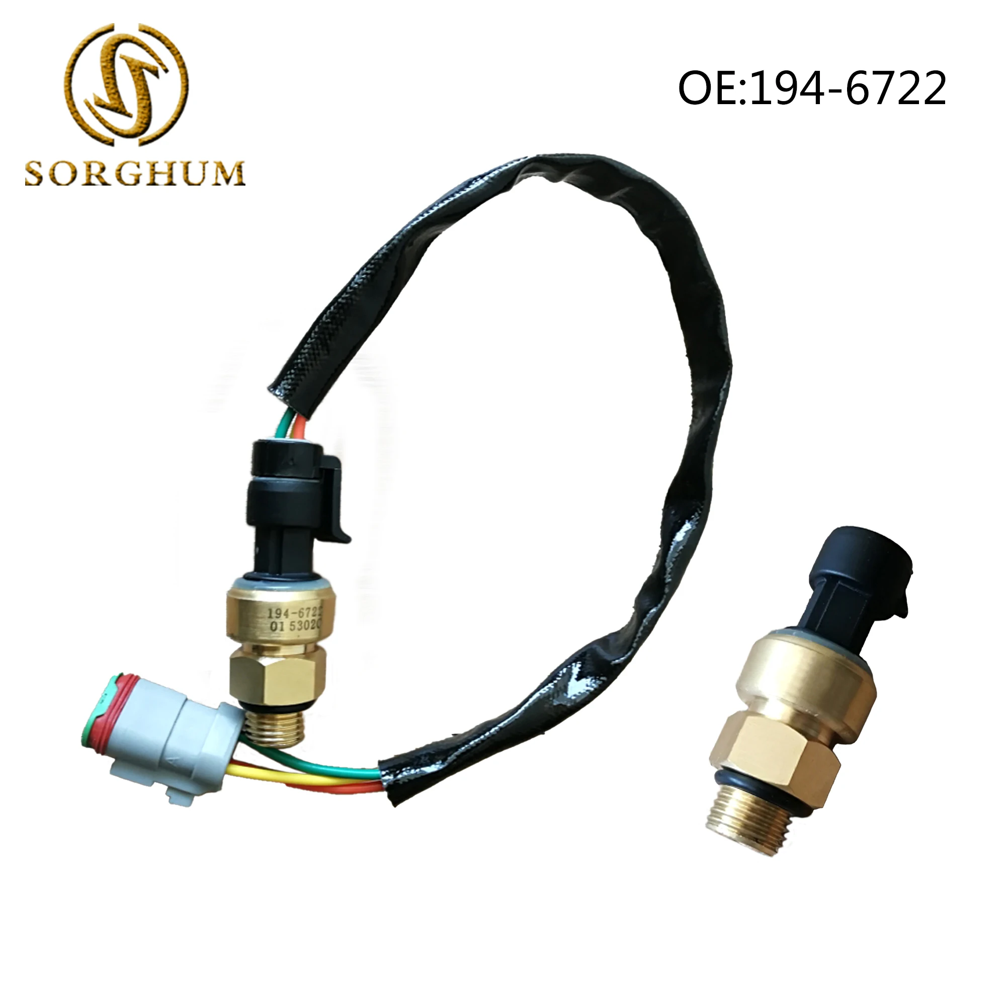 

Sorghum 194-6722 1946722 Excavator Engine Oil Pressure Atmospheric Sensor Switch For Caterpillar Cat Dozer C12 C13 C15 C27 3406E