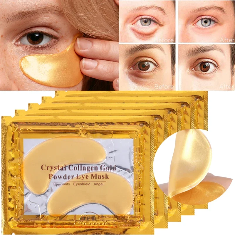 

Collagen Crystal Gold Eye Mask Moisturizing Anti-Aging Anti Wrinkle Remove Dark Circles Acne Beauty Patches Eye Care Cosmetic