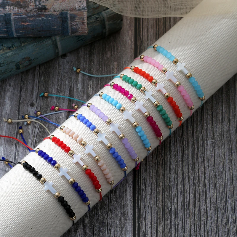 12-teiliges Armband-Set im Multi-Stil, Klatsch-Seestern-Herz-Charm-Armband, verstellbares Seil-Armband, Schmuck für Mädchen – Detail 4