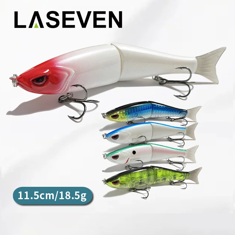 

LASEVEN Fishing Lures 11.8g/11.5cm Swimbaits 2 Segments Sinking Wobblers Artificial Baits Sea Fishing Tackle Lure