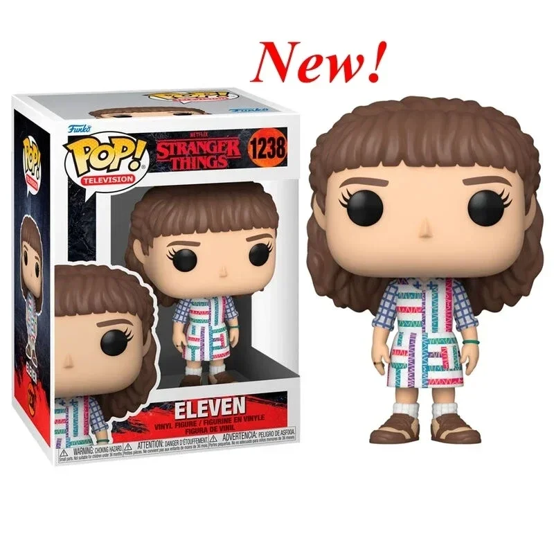 thumbnail image 1 of ¡¡¡NUEVO!!! FUNKO POP Stranger Series #1246 Eddie #1250 Dustin Steve Robin Eleven Colección de figuras de acción de vinilo Modelos para regalos, 1 of 5