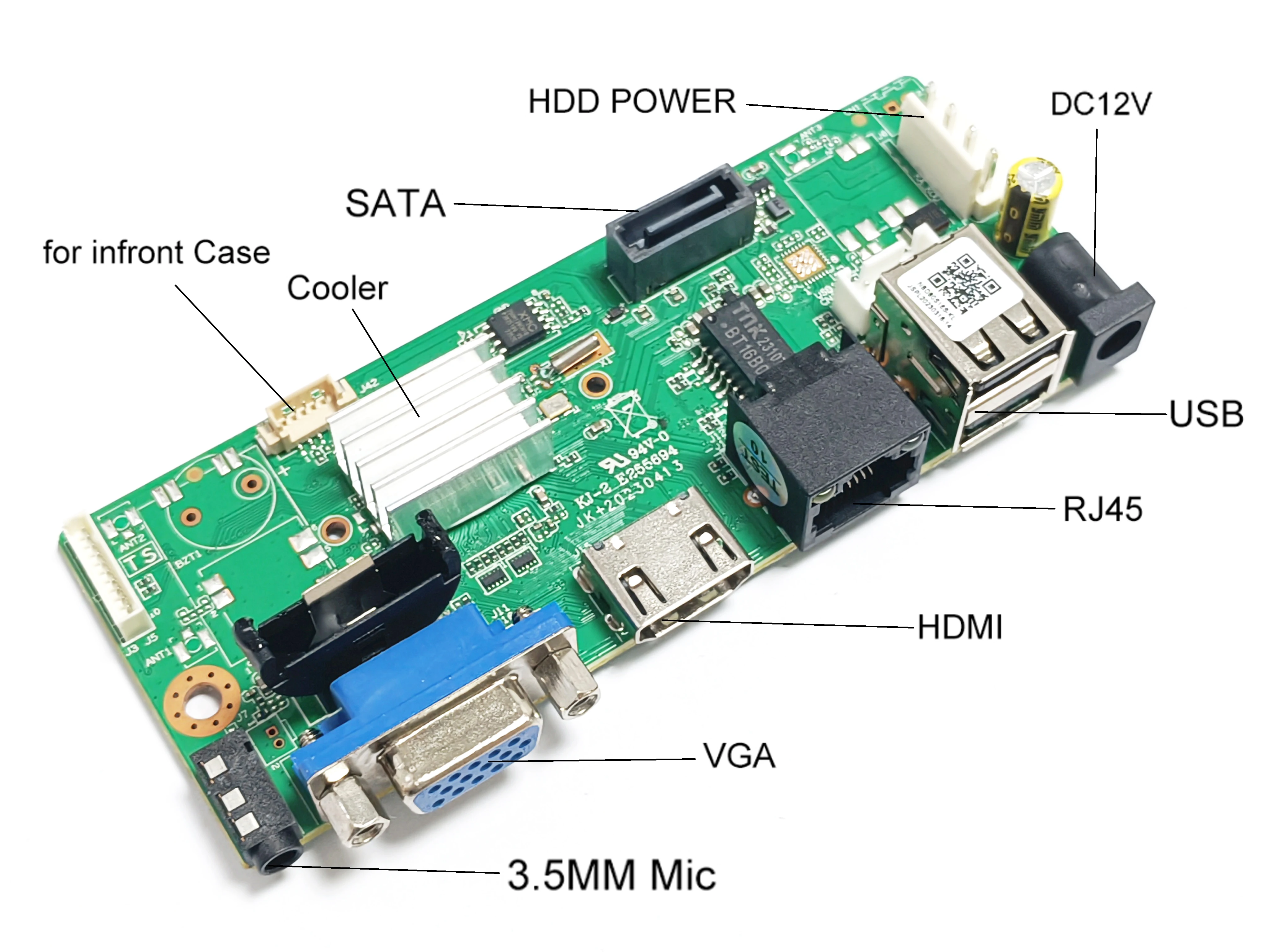 Network video recorder Xmeye 10/16/36CH 4K NVR module for mobile monitoring