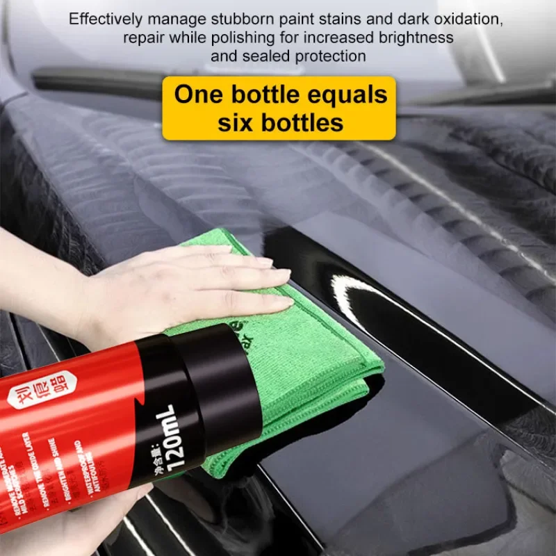 Car Scratch Repair Supplies Polishing Wax Car Paint Removal Scratch Wax Removal 120ml With sponge 1/2/4 Set car scratch repair