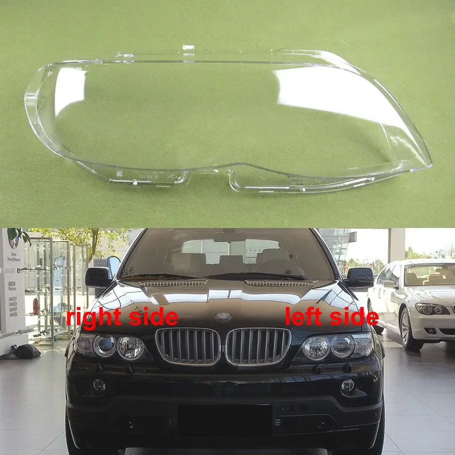 

For BMW X5 E53 2004 2005 2006 2007 Front Headlamp Lamp Cover Transparent Headlight Shell Plexiglass Replace Original Lampshade