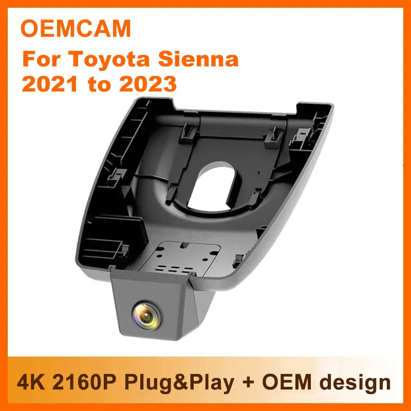 

Car 4K Wifi Front Rear OEM Dual Cam Dash Camera Car DVR Dash Cam for Toyota Sienna XL40 Dashcam 2023 2022 2021