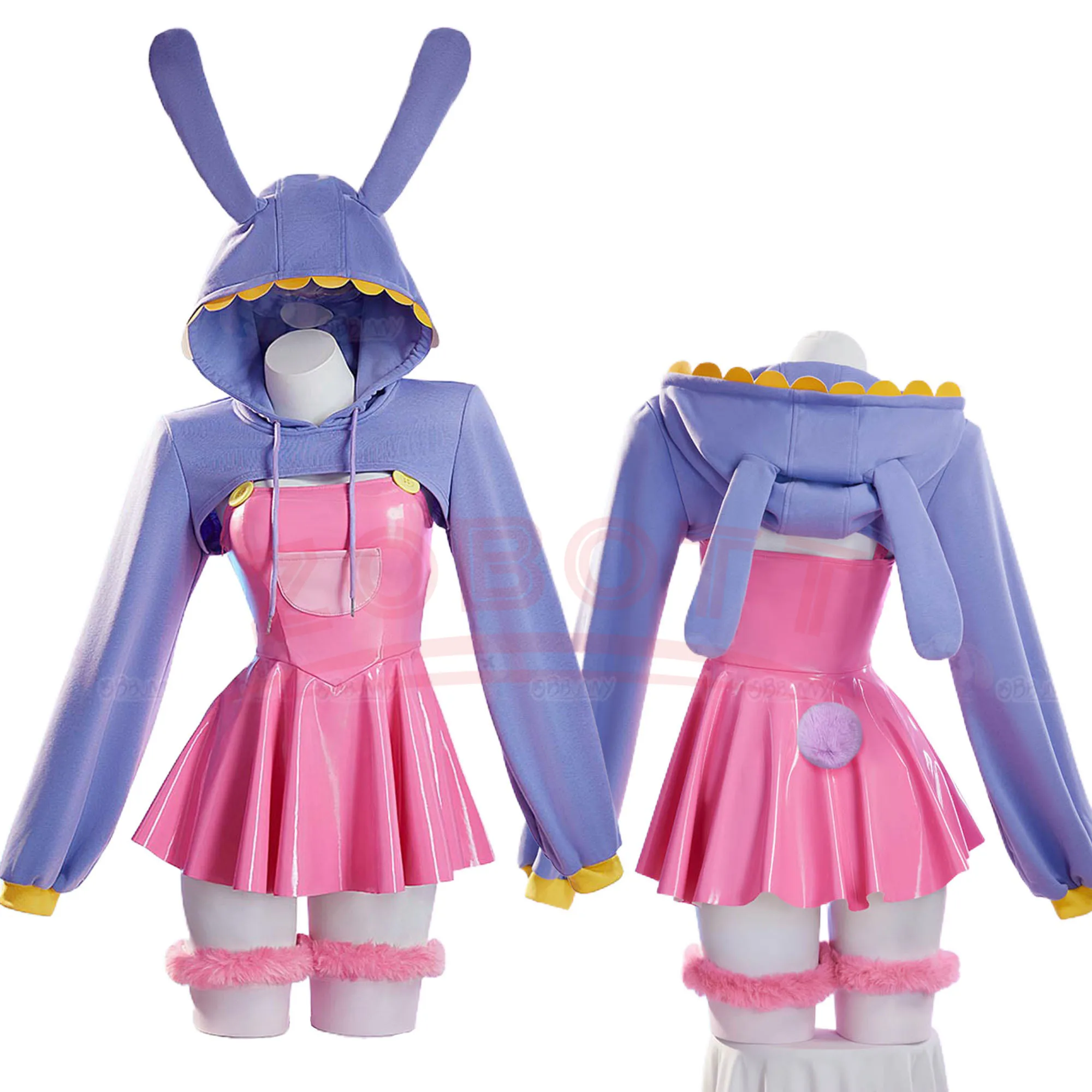 Anime Rabbit Circus IAX Cosplay Costume Game Carnival Girl Sweet ...