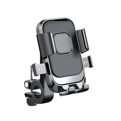 Universal Shockproof Phone Holder with 360° Rotation for Motorcycles and Bicycles (Handlebar)