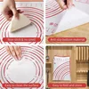 Silicone Baking Mat Kneading Pad Dough Mat Pizza Cake Dough Maker Kitchen Cooking Grill Non-Stick Gadgets Bakeware Pastry Mat 5