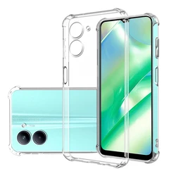 Shockproof Transparent Silicone Phone Case with Camera Protection for ABS (For Realme C33 2023)
