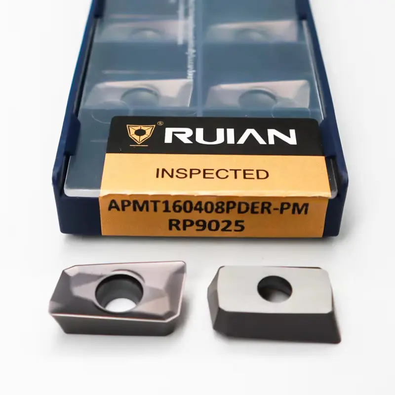 

10 шт. RUIAN оригинальный APMT APMT11 APMT16 APMT1135PDER APMT160408PDER PM PR RP9125B RP9025 токарный станок с ЧПУ режущие инструменты фрезерные вставки