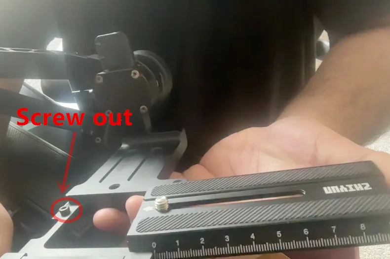 Kamera-Schnellwechselplatte, TransMount-Basis für ZHIYUN Crane 2 2S 4, WEEBILL-S WEEBILL S 2 3S WEEBILL2 WEEBILL3S Gimbal-Stabilisator – Detail 1