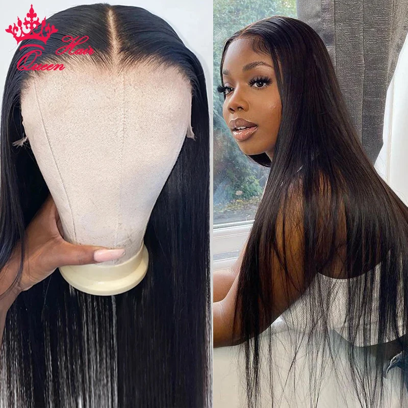 Real Invisible HD Lace Front Wig Pre Plucked 13x6 13x4 6x6 5x5 True HD Lace Frontal Wig Virgin Raw Human Stragiht Queen Hair