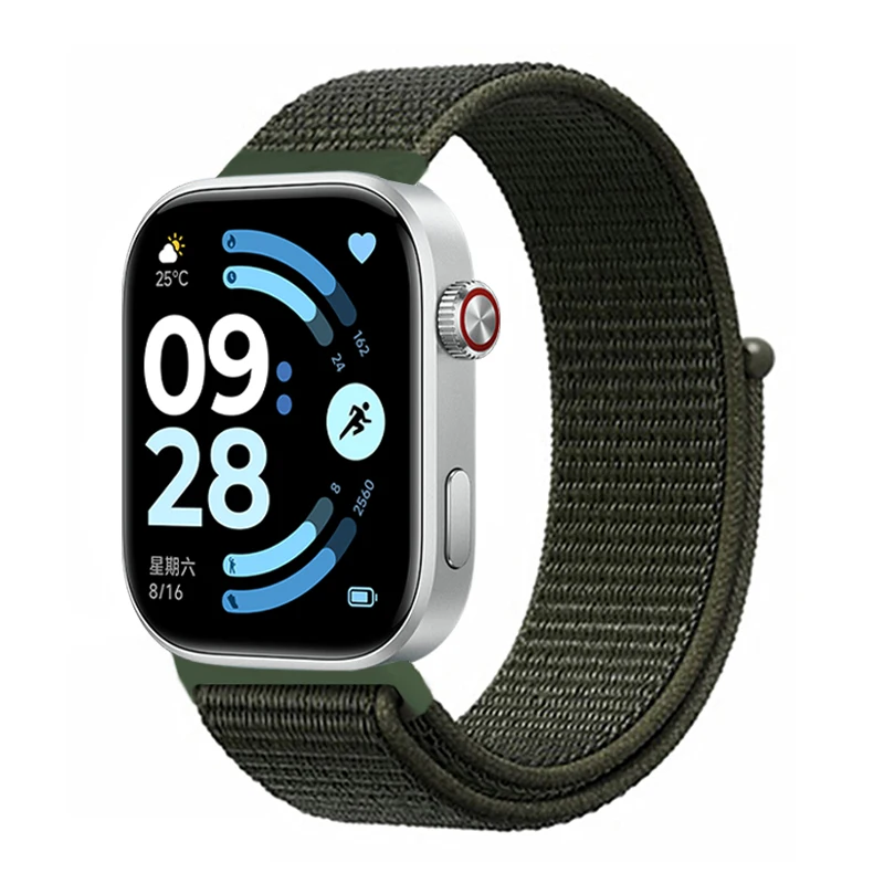 Breathable Sport Nylon Loop Strap for Smartwatch Replacement Bracelet