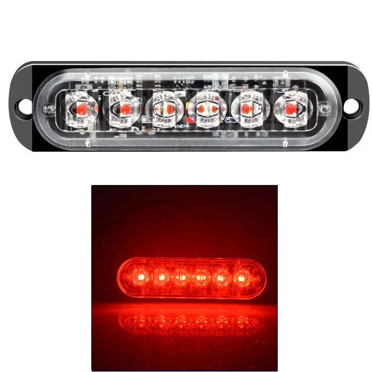 6LED red