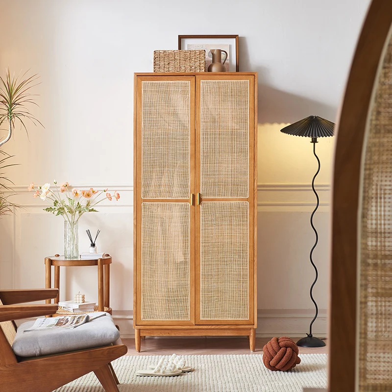 Tall Storage Organizer Wardrobes Bamboo Display Luxury Modern Room Cabinets Cabinets Nordic Craft Guarda Roupa Salon Furniture