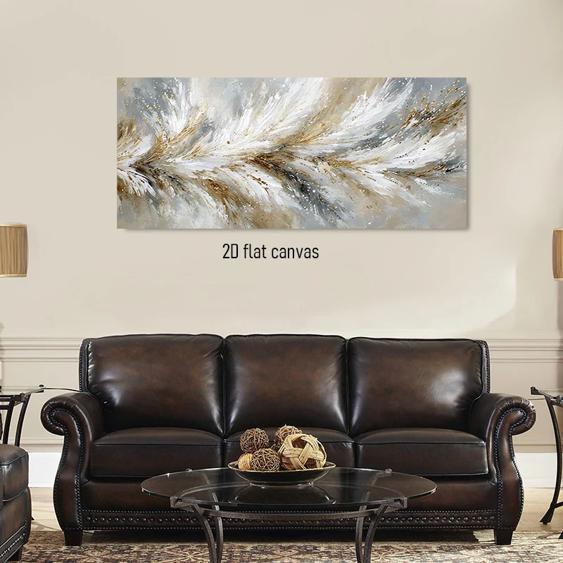 Abstract Feather Wall Art 3