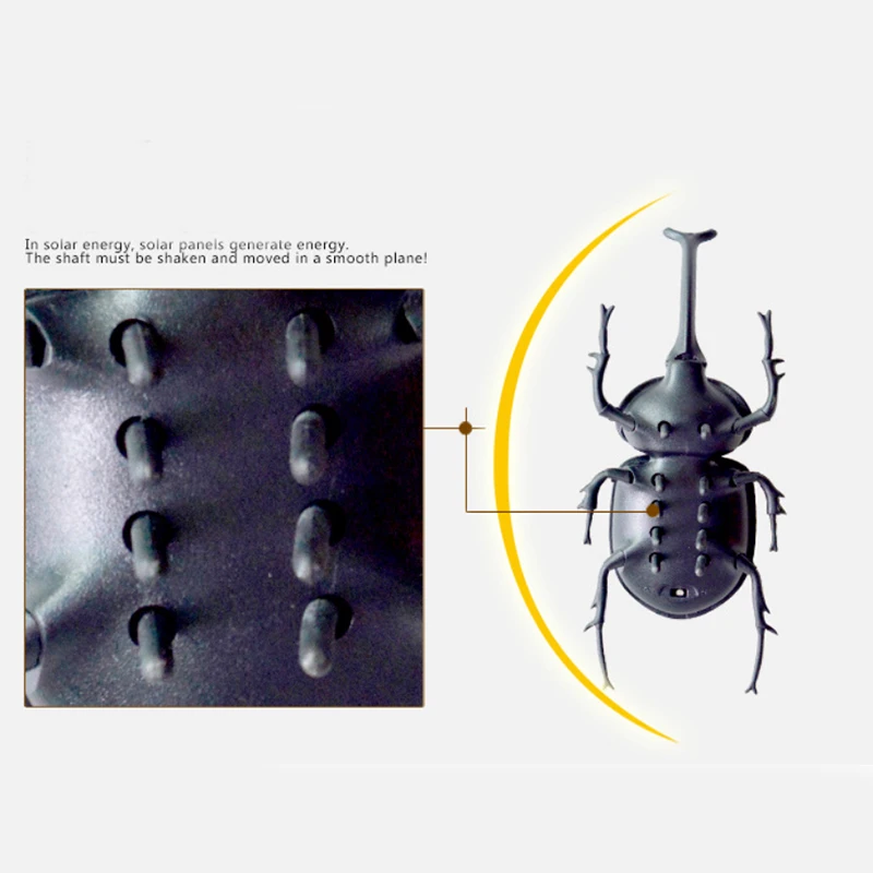 Creative Solar Beetle Toy Children Simulation Insect Solar Puzzle Toys Kid Science Education Funny Toys Gifts 1Pc