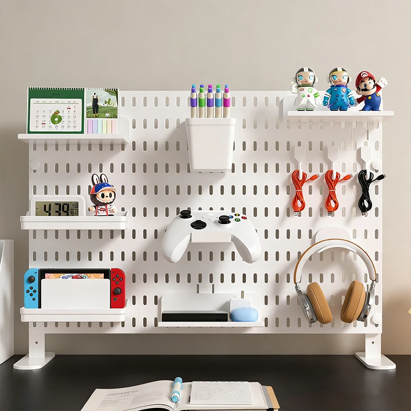 Versatile Desk Organizer - Freestanding or Clamp Design for Office Supplies, File Storage & Display Shelf