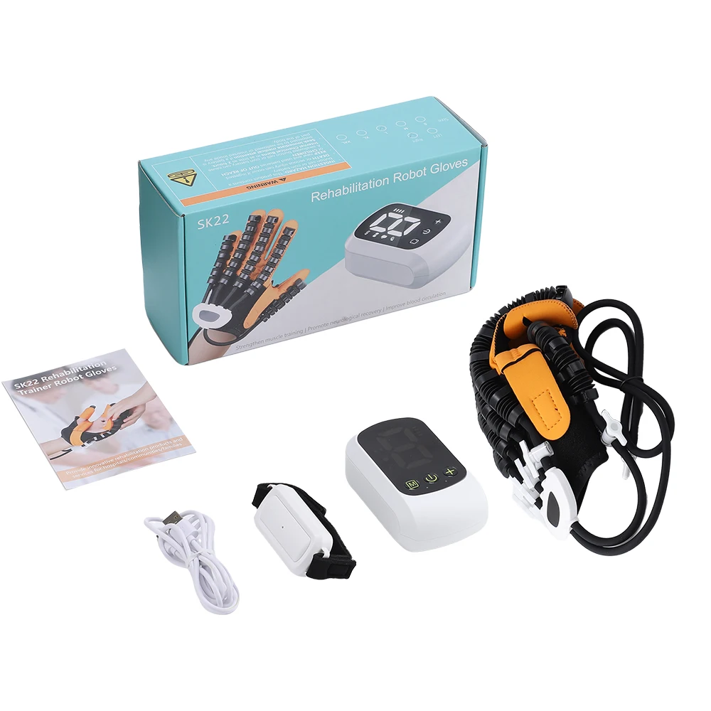 Hand Rehabilitation Robot Gloves for Stroke Hemiplegia Finger Rehabilitation Trainer Exercise Rehab Exerciser Massage Devices