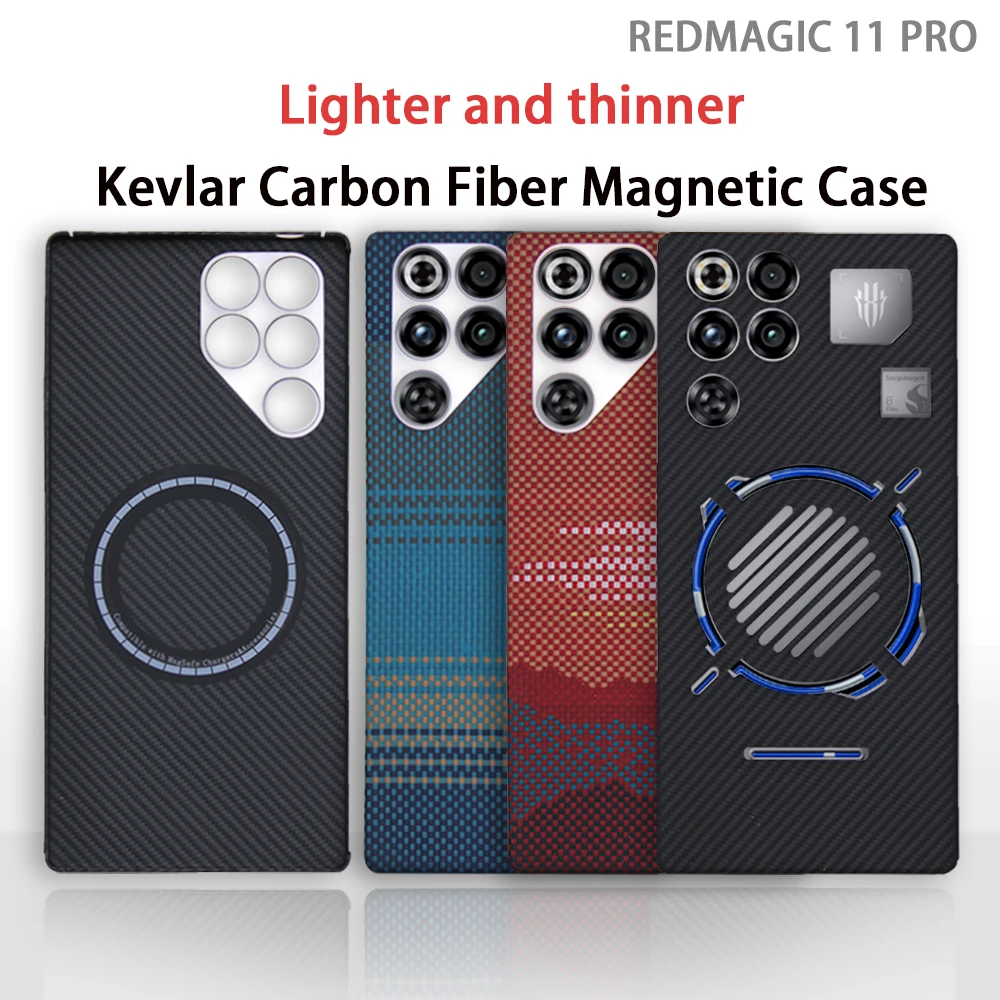 Ultra-Thin Carbon Fiber Phone Case - Lightweight Aramid Fiber Protective Cover
