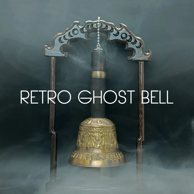 Retro Ghost Bell (Telecomando) Spirit Bell Mentalism Trucchi Magici Close Up Puntelli Magici Illusione Previsione Streghe Magia Kit