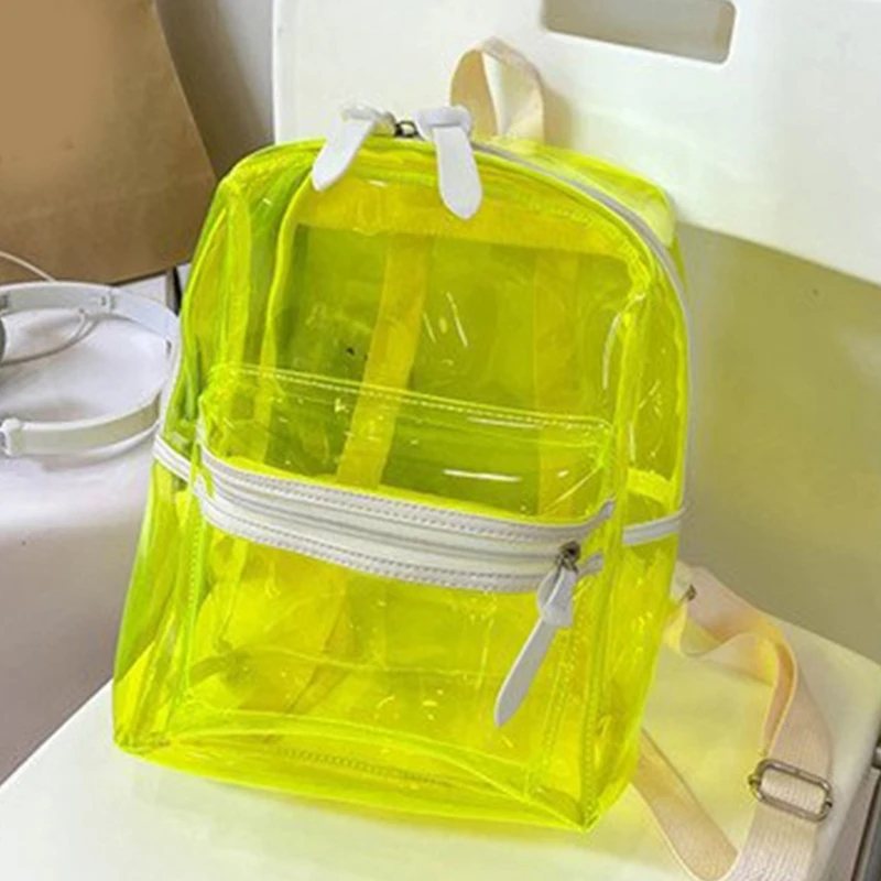 Student School Bookpack Daypacks Travel Backpacks Clear Backpacks for Girl