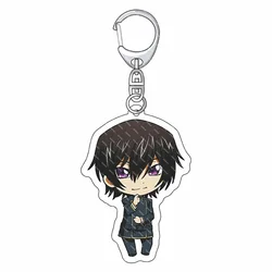 Anime CODE GEASS Lelouch of the Rebellion Acrylic Key Chain - Cute Character Gift Collection - 55MM (8)
