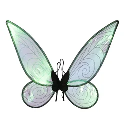 Sparkling Butterfly Fairy Wings Costume for Women & Girls - Perfect for Party, Cosplay, and Dress - Up (Black)
