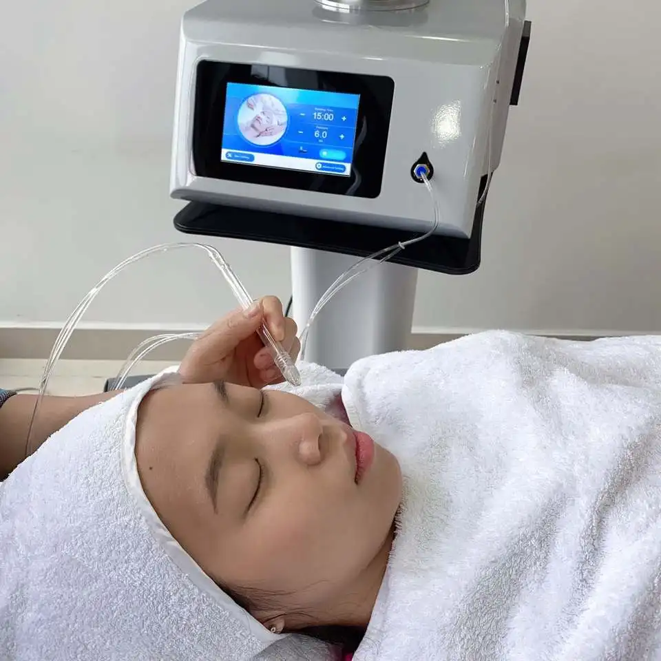 Water jetpeel facial machine aqua oxygen peel facial jet beauty machine 6 bar peeling needleless injection oxygen jet
