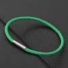Nouveau bracelet porte-bonheur en cordon 7 couleurs pour hommes et femmes, tissu de qualité A, cordon fin de 3 mm, bracelet cadeau de mariage, bracelet d'amitié, Pulsera Roja