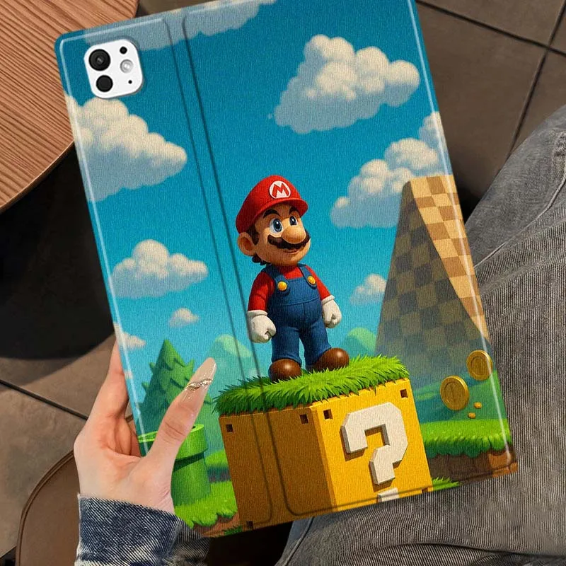 Whimsical Cartoon M-Marios Art Tablet Case