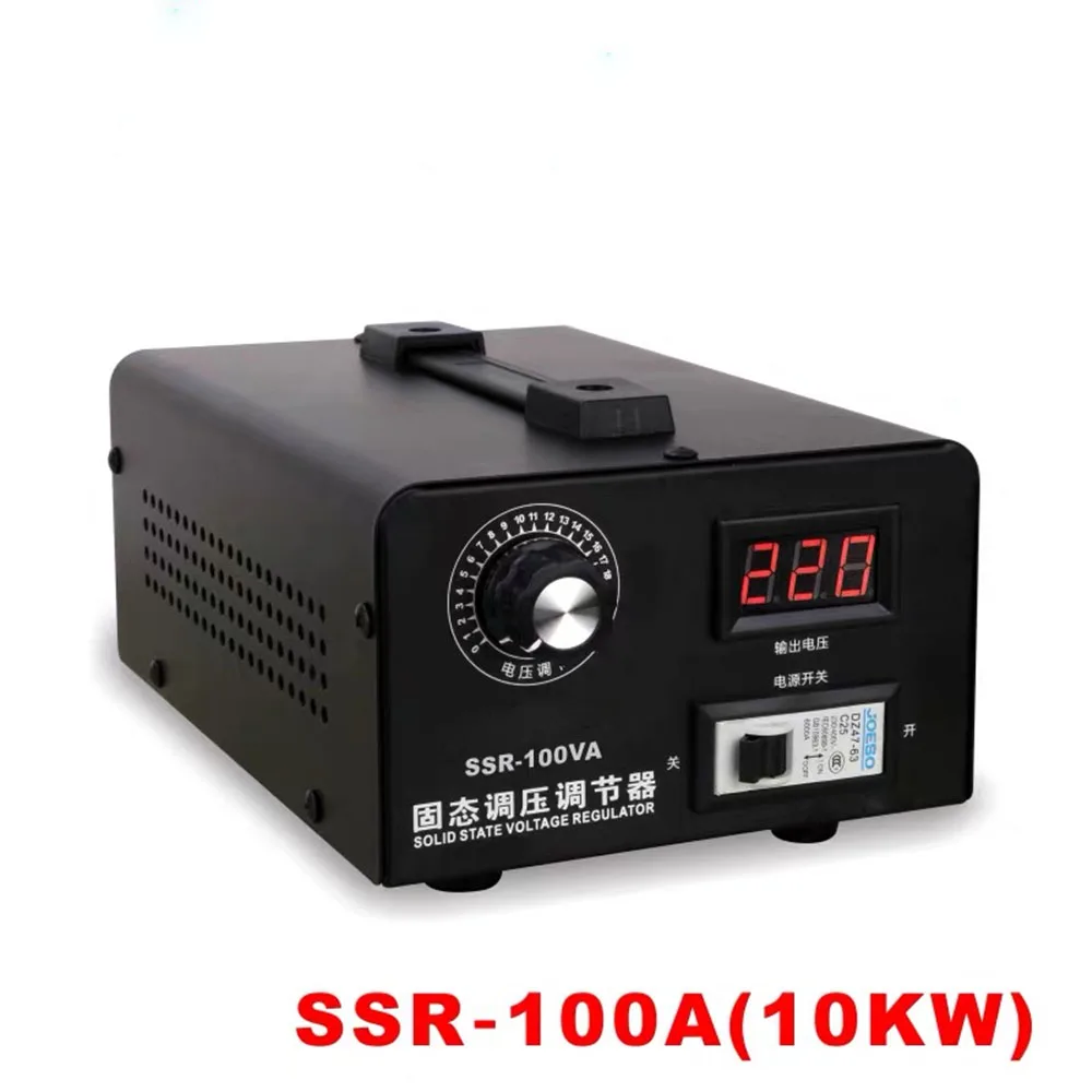 

10KW Solid State Voltage Regulator 220V Single-phase Electronic Thyristor Regulator High Precision Adjustable Output 0-220V
