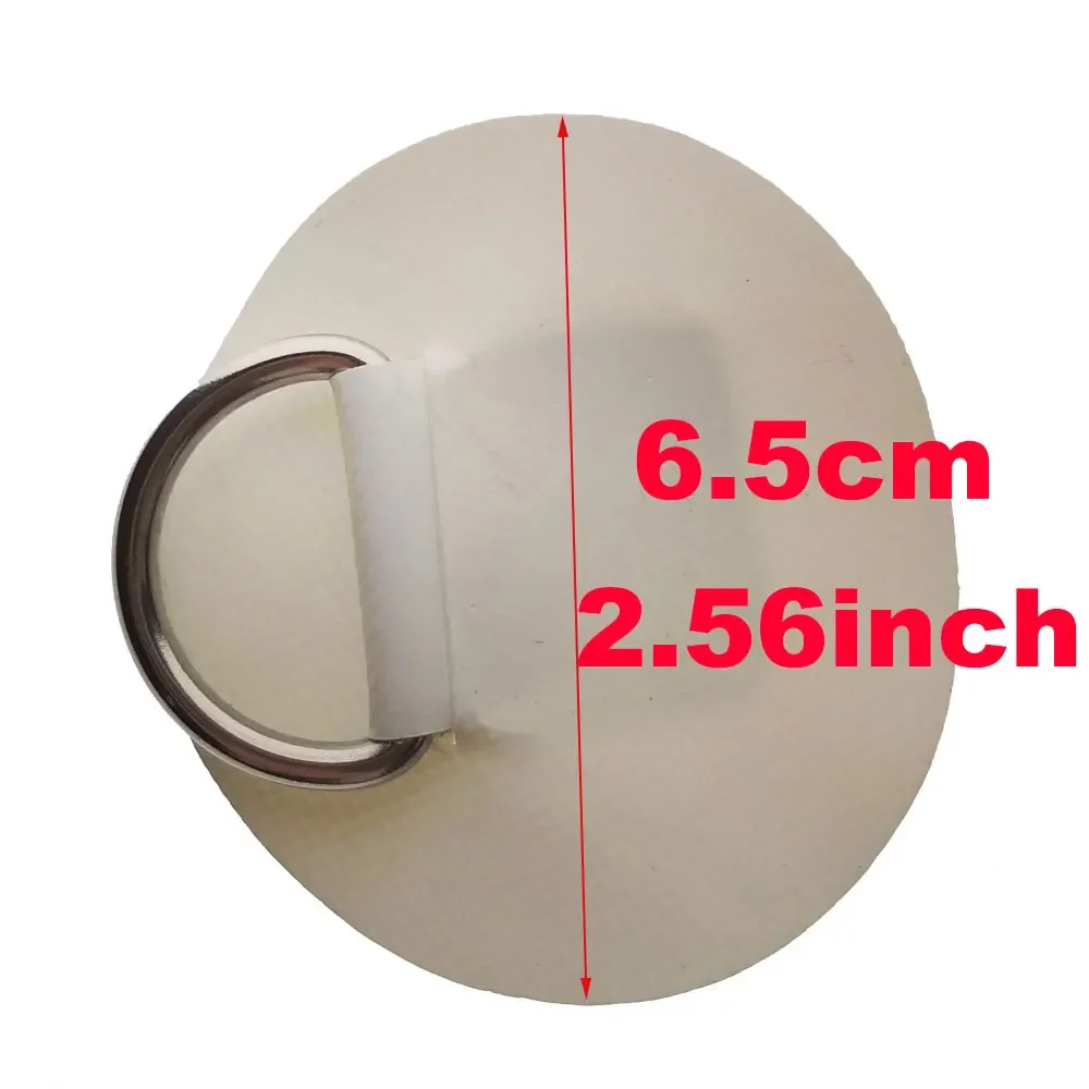 Boat Patch Inflatable Boat Kayak D Ring Pad Patch PVC Marine D Ring Pad Stainless Steel Fixed Buckle