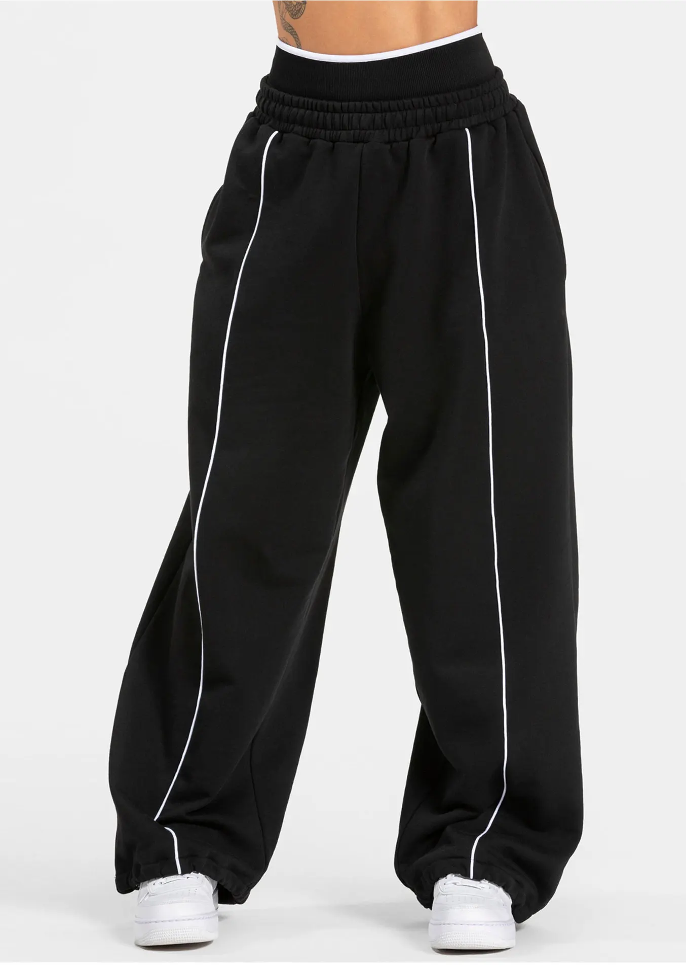 Pantalon Large Sport Femme avec Poches