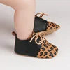Spring Autumn Baby Shoes Retro Leopard Print First Walkers Newborn Soft Bottom Non-Slip Leather Shoes Toddler Casual Shoes 5