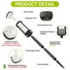 Solar Pathway Lights Outdoor Bright Waterproof Solar Garden Decorative Landscape E27 Bulb Lights for Walkway Driveway Lawn Patio 5