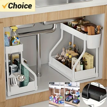 2-Tier Pull-Out Sink Organizer 1