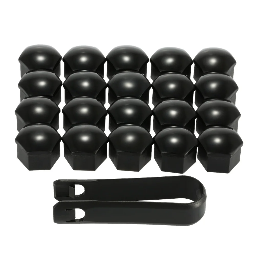 

Car Style 17 * 20mm Gray Color One Set of 20Pcs 17mm Wheel Nut Cover Bolt Caps for Vauxhall for Cars