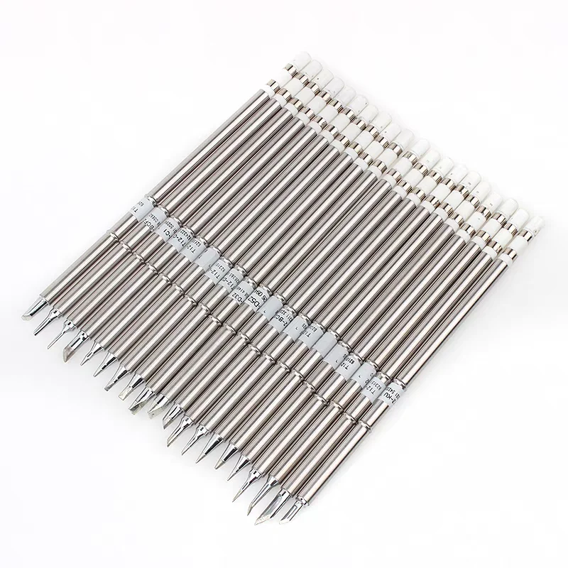 1pc T12 Series Soldering Iron Tips T12K KF KL KR KU J02 JL02 JS02D52 D4 I Welding Head For FX-9501 HAKKO912 FM- 2028 Handle