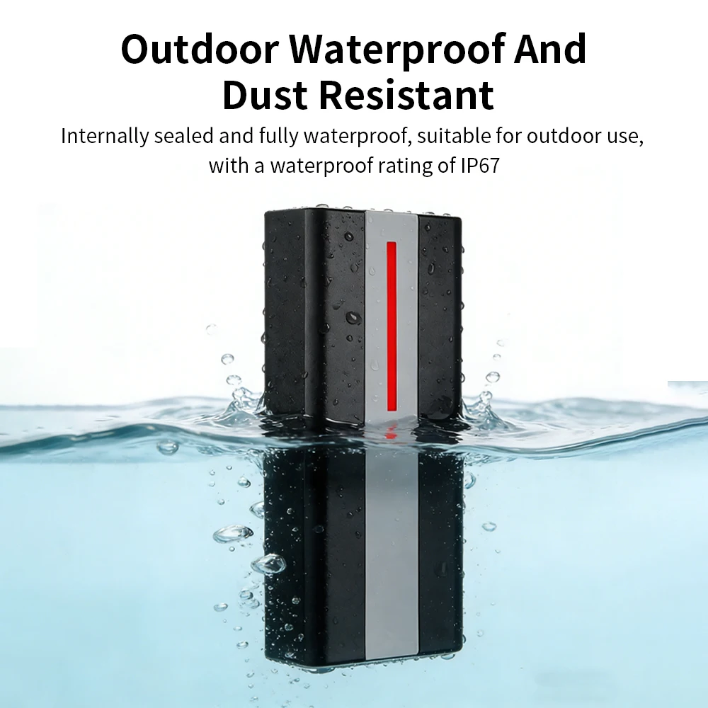 블루투스 IP67 방수 NFC 다기능 출입 통제 장치 TTLOCK 지원 Wiegand 13.56MHz 카드 리더기 높은 보안성