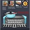 HRG2013 Barbecue Grill 360 Degree Automatic Rotating Barbecue Machine Hot Pot Barbecue Skewers Multi-Function Grill 2