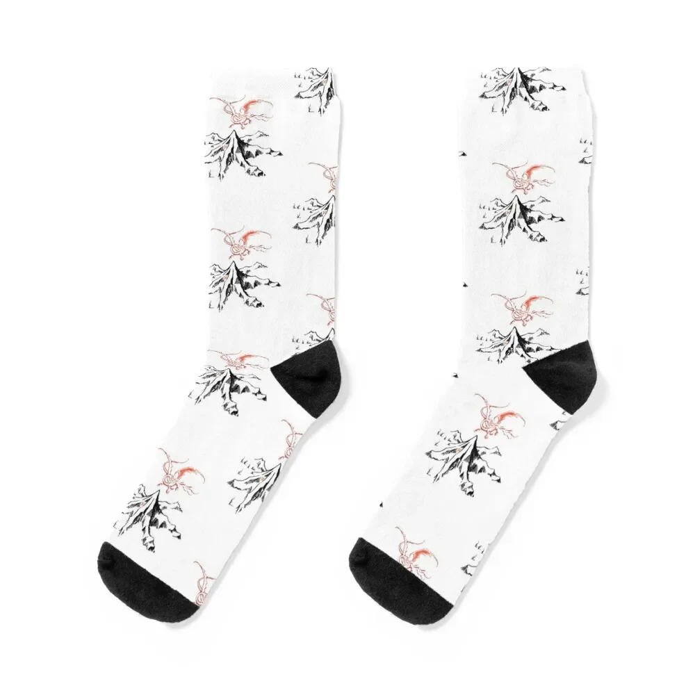 

The Lonely Mountain Socks happy soccer anti-slip snow Socks Men's Women's