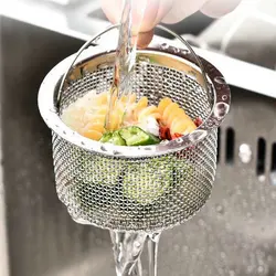 1PCS Stainless Steel Bathtub Hair Catcher Stopper Shower Drain Filter Trap Sink Strainer Basin Plug Kitchen Bathroom Accessories