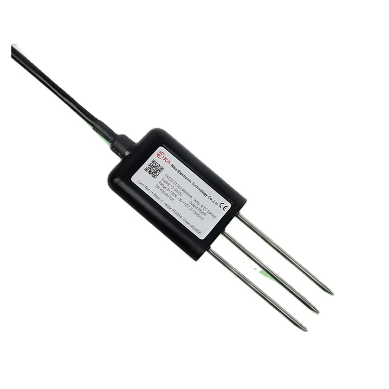 

Hot Selling 4-20mA RS485 FDR Soil Temperature Humidity Probe Sensor For Greenhouse