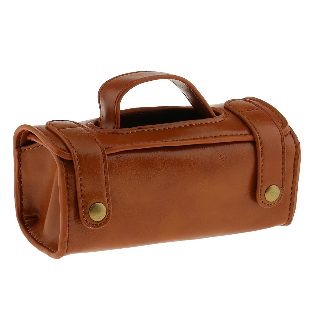 Men`s Cosmetic Bag Make Up Bag PU Leather Travel Handbag Toiletry Bag