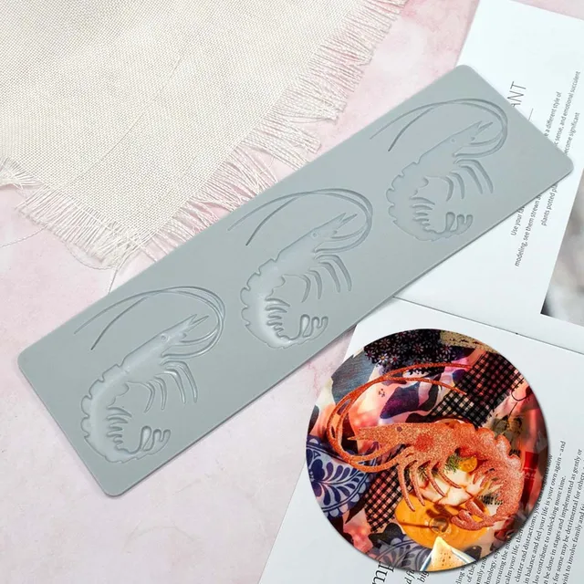 Tenger Gyümölcsei Halak Csontváz Torta Penész Garnélarák Dekoratív Csipke Szőnyeg Cukrász Szilikon Pad Fondant Penészek Díszítő Szerszámok Sütési Hozzáférés - Image 2