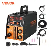 VEVOR MIG Welder 130A Portable Welding Machine 3 in 1 Combo MMA/MIG/LIFT TIG Flux Core Welder for Carbon Steel Stainless Steel 1