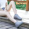 Reusable Coat Walking Shoes Rainy Day Lightweight Thick Wear-resistant Silicone Daily Household Items Rain Shoe Covers Travel 4