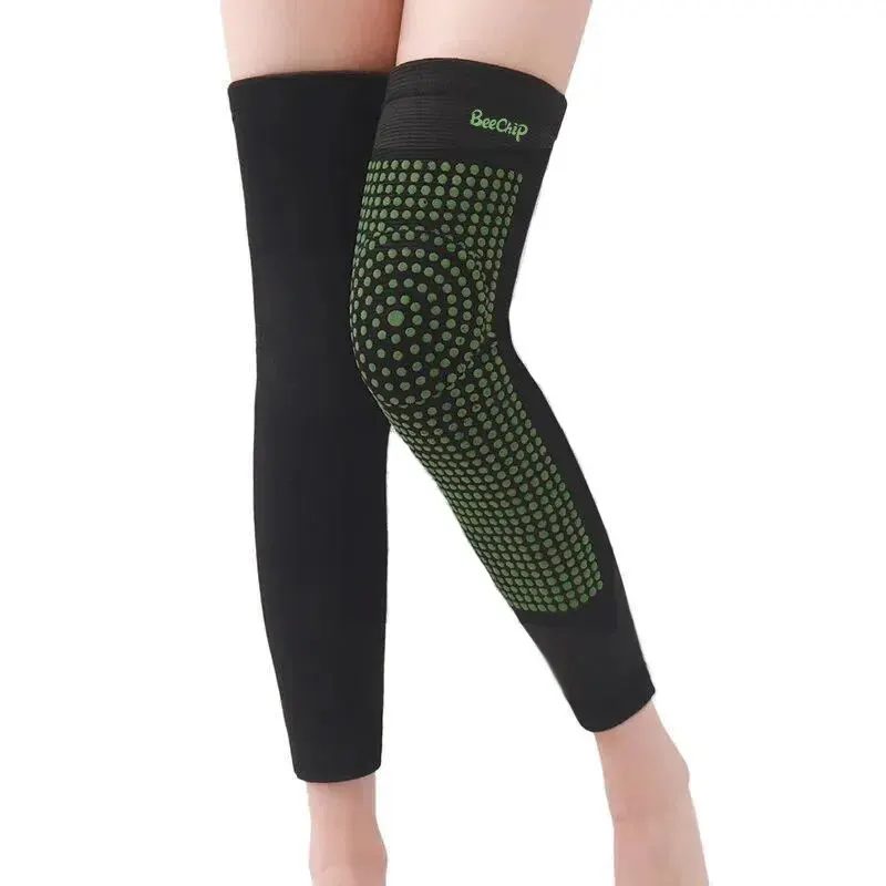 Self Heating Knee Brace Extended Wormwood Leggings Knee Pads Meniscus Pain Muscle Pain Relief Joint Warming
